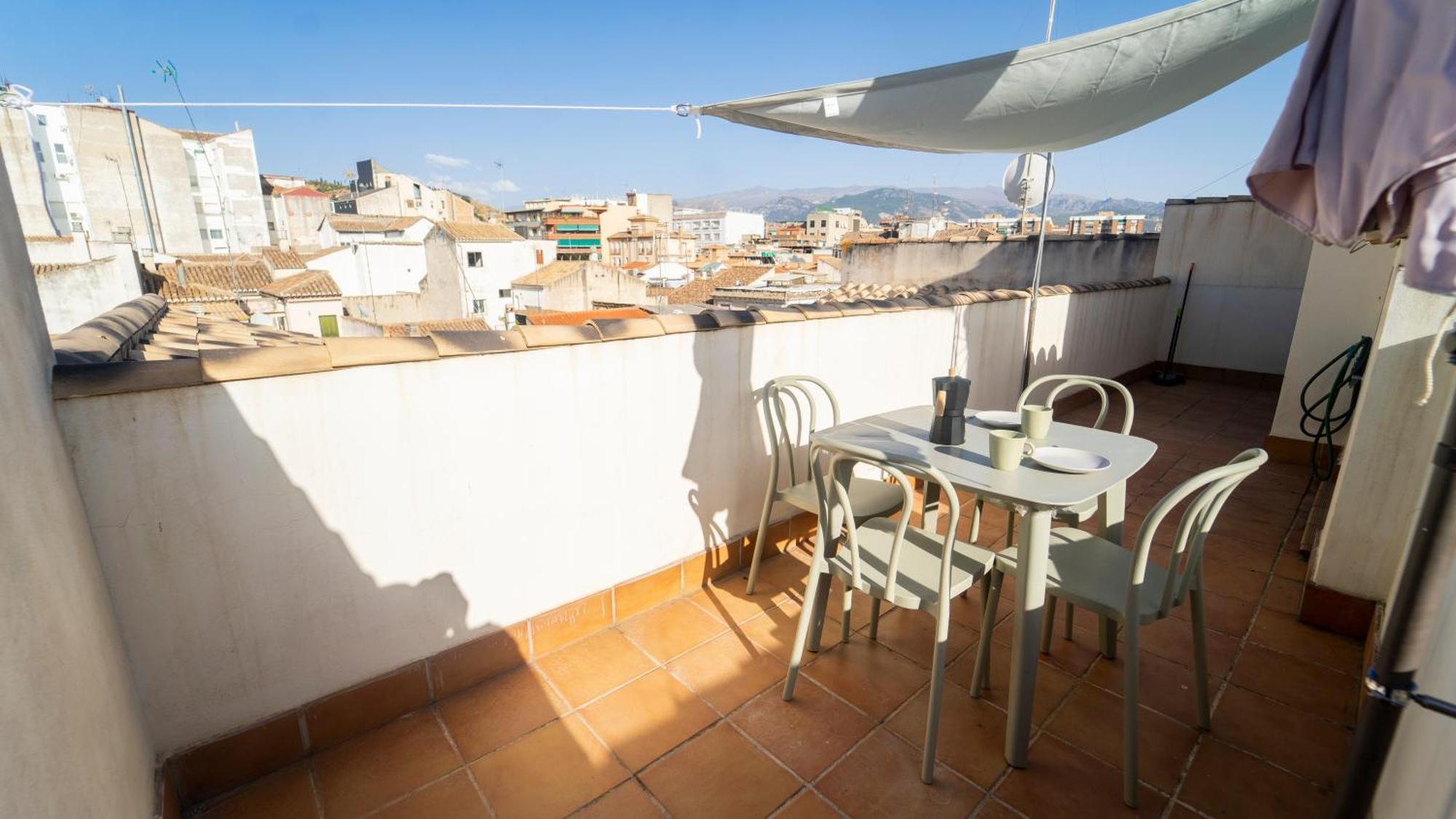 Apartament Atico Duplex Terraza Privada Centro Grenada Zewnętrze zdjęcie